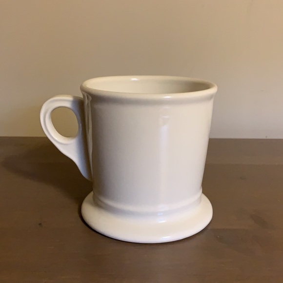 Anthropologie Cream and Black Ceramic Letter C Mug - Picture 4 of 7